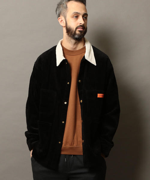 UNIVERSAL OVERALL（ユニバーサルオーバーオール）の「【別注】 ＜UNIVERSAL OVERALL（ユニバーサル オーバーオール）＞ COVERALL/カバーオール（カバーオール・メンズ・ベージュ/パープル/ブラック・LARGE/MEDIUM/SMALL）」の16枚目の写真