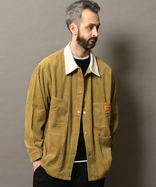 UNIVERSAL OVERALL（ユニバーサルオーバーオール）の「【別注】 ＜UNIVERSAL OVERALL（ユニバーサル オーバーオール）＞ COVERALL/カバーオール（カバーオール・メンズ・ベージュ/パープル/ブラック・LARGE/MEDIUM/SMALL）」の14枚目の写真