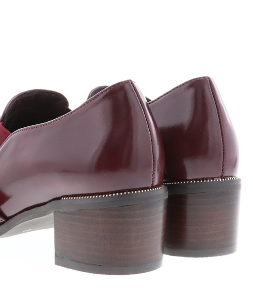 RANDA（ランダ）の「チェーンピースベルテッドシューズ（ドレスシューズ・レディース・ブラック/ワイン・S/M/L/LL）」の5枚目の写真