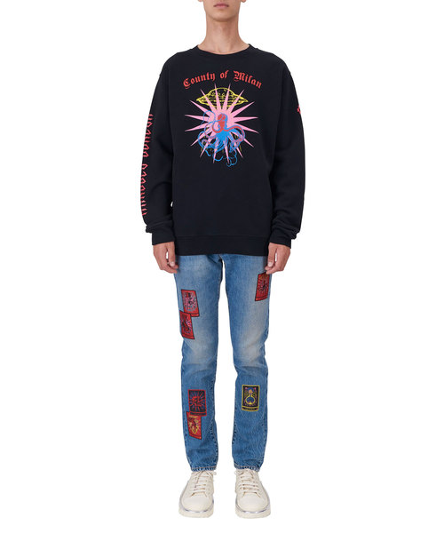 MARCELO BURLON（マルセロ・バーロン）の「MARCELO BURLON “UFO”ロングスリーブTシャツ（Tシャツ/カットソー・メンズ・ブラック・MEDIUM/LARGE）」の4枚目の写真