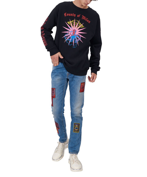 MARCELO BURLON（マルセロ・バーロン）の「MARCELO BURLON “UFO”ロングスリーブTシャツ（Tシャツ/カットソー・メンズ・ブラック・MEDIUM/LARGE）」の9枚目の写真