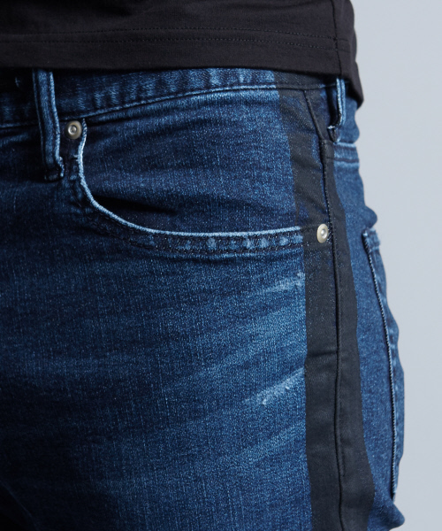 5351 POUR LES HOMMES（ゴーサンゴーイチプールオム）の「カスタムジョガースキニーデニム（デニムパンツ・メンズ・ブラック/インディゴブルー・44/46/48）」の8枚目の写真
