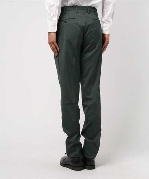 PT01（ピーティーゼロウーノ）の「PT01: トラベラーウール 1プリーツ ソリッド パンツ（スラックス・メンズ・チャコールグレー/ダークブラウン/オリーブ・44/46/48/50/42）」の5枚目の写真