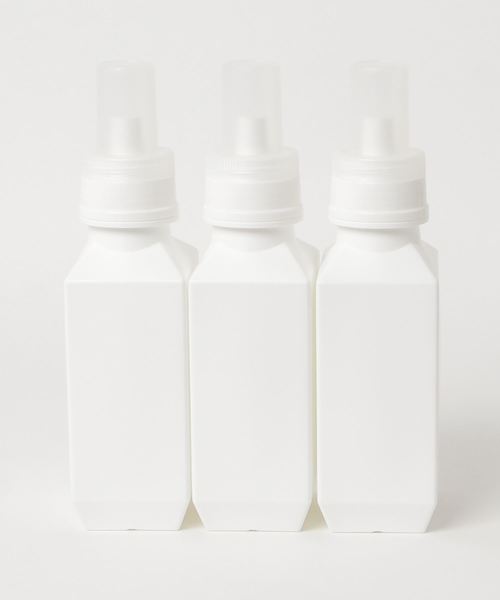 sarasa design（サラサデザイン）の「セット販売●b2c ランドリーボトル M｜700ml 3本入り（ランドリーグッズ・レディース・ホワイト/チャコールグレー/ライトグレー・M）」の6枚目の写真
