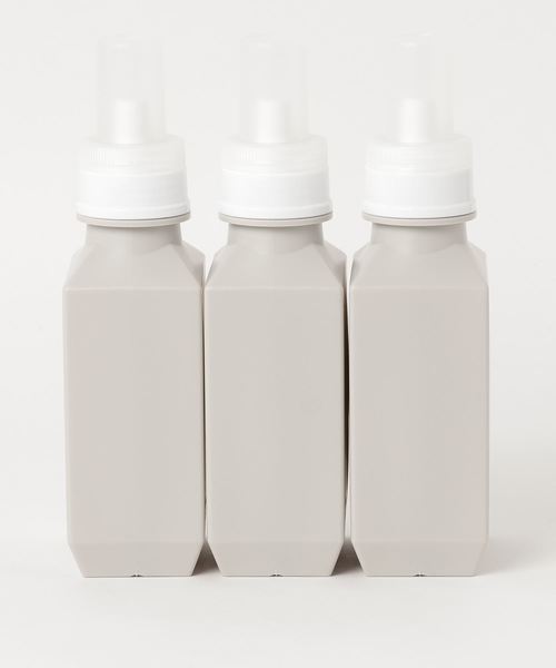 sarasa design（サラサデザイン）の「セット販売●b2c ランドリーボトル M｜700ml 3本入り（ランドリーグッズ・レディース・ホワイト/チャコールグレー/ライトグレー・M）」の7枚目の写真