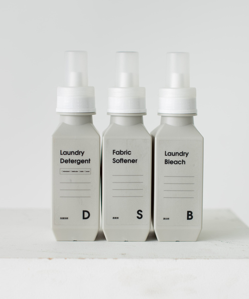 sarasa design（サラサデザイン）の「セット販売●b2c ランドリーボトル M｜700ml 3本入り（ランドリーグッズ・レディース・ホワイト/チャコールグレー/ライトグレー・M）」の14枚目の写真