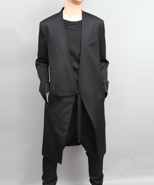 ato（アトウ）の「WOOL TWILL TYROCKEN COAT（ノーカラージャケット
