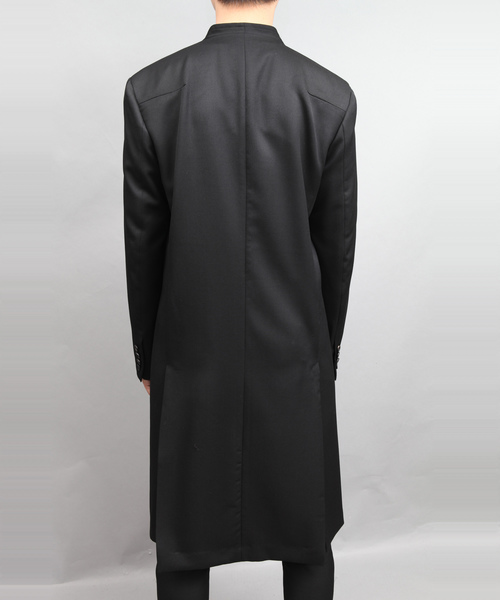 ato（アトウ）の「WOOL TWILL TYROCKEN COAT（ノーカラージャケット