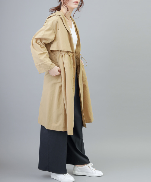 Paradis Terre パラディテール の 撥水機能付き ナイロン フード コート その他アウター Wear