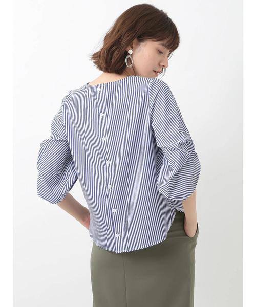 YECCA VECCA（イェッカヴェッカ）の「P.袖タックデザインブラウス（シャツ/ブラウス・レディース・ホワイト系その他5/ブルー系その他6・FREE）」の10枚目の写真