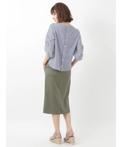 YECCA VECCA（イェッカヴェッカ）の「P.袖タックデザインブラウス（シャツ/ブラウス・レディース・ホワイト系その他5/ブルー系その他6・FREE）」の12枚目の写真