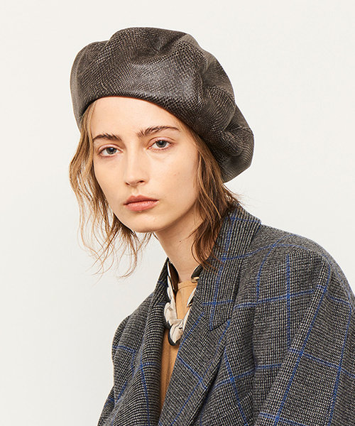 La Maison de Lyllis（メゾンドリリス）の「La Maison de Lyllis ラ メゾン ド リリス /  BOMO ベレー帽 / 2193020（ハンチング/ベレー帽・レディース・ベージュ/ブラウン/その他1/その他2・57㎝）」の3枚目の写真