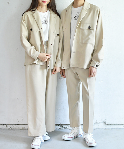 PairPair（ペアペア）の「とろみゆるテーパードイージーパンツ/セットアップ可（その他パンツ・メンズ・ライトベージュ・FREE）」の11枚目の写真