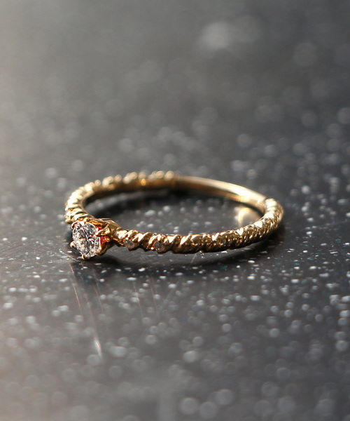 ジュピター jupiter ベーシックウェーブリング 9号 18金 k18