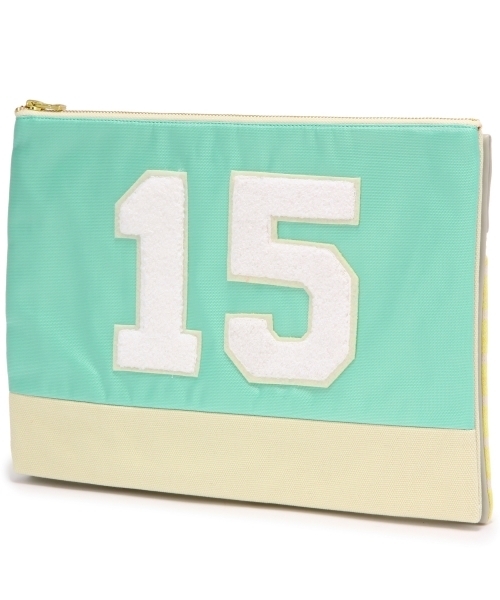 Another Edition(アナザーエディション)の「■AE×VOTAN/T Wappen CLT ◆(クラッチバッグ・レディース・ナチュラル/ライトブルー・フリー)」の9枚目の写真