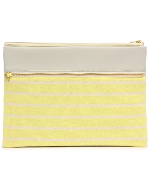 Another Edition(アナザーエディション)の「■AE×VOTAN/T Wappen CLT ◆(クラッチバッグ・レディース・ナチュラル/ライトブルー・フリー)」の10枚目の写真