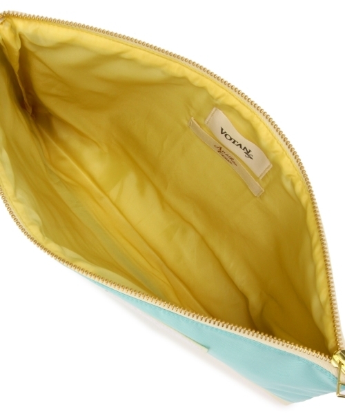 Another Edition(アナザーエディション)の「■AE×VOTAN/T Wappen CLT ◆(クラッチバッグ・レディース・ナチュラル/ライトブルー・フリー)」の7枚目の写真