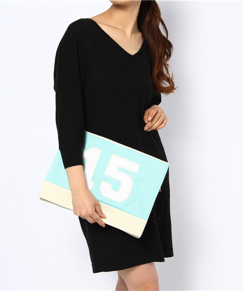 Another Edition(アナザーエディション)の「■AE×VOTAN/T Wappen CLT ◆(クラッチバッグ・レディース・ナチュラル/ライトブルー・フリー)」の11枚目の写真