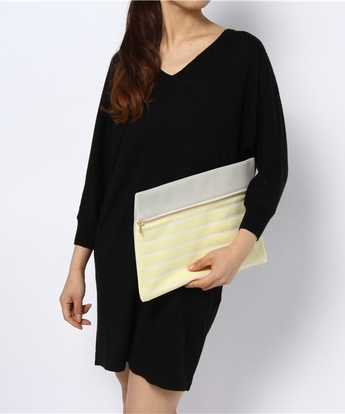 Another Edition(アナザーエディション)の「■AE×VOTAN/T Wappen CLT ◆(クラッチバッグ・レディース・ナチュラル/ライトブルー・フリー)」の12枚目の写真