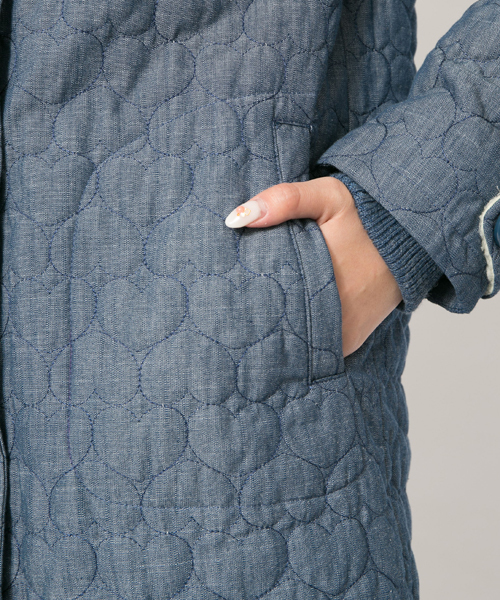 MILKFED.（ミルクフェド）の「HEART QUILTED COAT （キルティング 