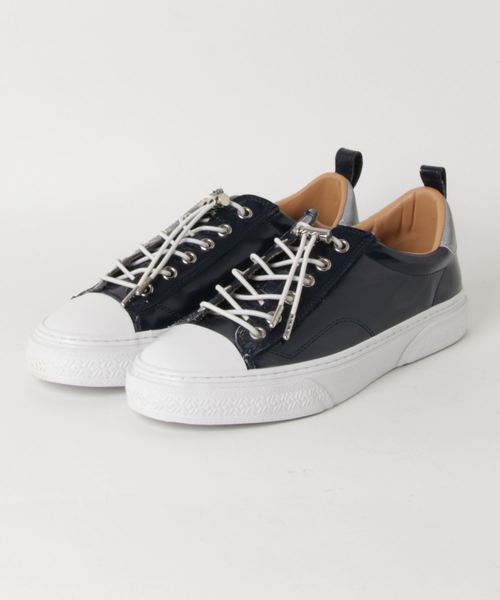 SLACK FOOTWEAR（スラックフットウェア）の「[SLACK / スラック]CLUDE（スニーカー・メンズ・ホワイト×ホワイト/ブラック×ホワイト/ブラック×ブラック/ネイビー×ホワイト・26.5cm/27.5cm/26cm/27cm/28cm/23cm/24.5cm/24cm/23.5cm）」の4枚目の写真