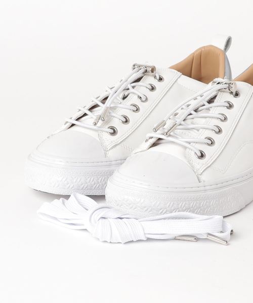 SLACK FOOTWEAR（スラックフットウェア）の「[SLACK / スラック]CLUDE（スニーカー・メンズ・ホワイト×ホワイト/ブラック×ホワイト/ブラック×ブラック/ネイビー×ホワイト・26.5cm/27.5cm/26cm/27cm/28cm/23cm/24.5cm/24cm/23.5cm）」の22枚目の写真