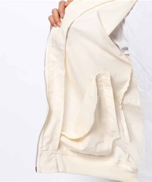 WHO'S WHO gallery（フーズフーギャラリー）の「【WEB限定価格】MA-1ポケットTCブルゾン（ブルゾン・メンズ・グレー/ネイビー/ベージュ/アイボリー・MEDIUM/LARGE）」の8枚目の写真