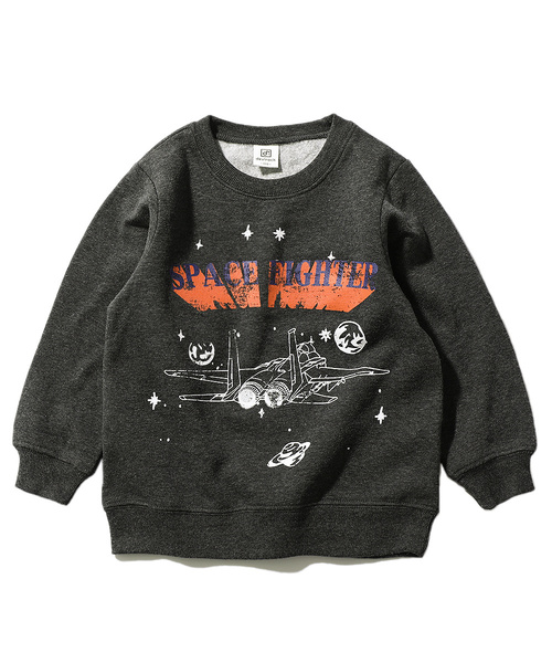 devirock（デビロック）の「デビラボ ロゴプリント裏起毛長袖スウェットトレーナー（スウェット・キッズ・その他1/その他2/その他3/その他4/その他5/その他6/その他7/その他8/その他9/その他10/その他11/その他12/その他13/その他14/その他15/その他16/その他17/その他18/その他19/その他20・80ｃｍ/90cm/110cm/100cm/120cm/130cm/140cm/150cm/160cm）」の3枚目の写真