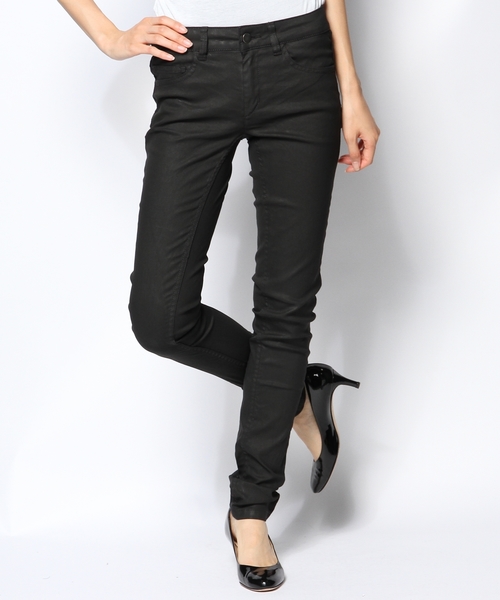 JOSEPH（ジョセフ）の「COATED DENIM EREVAN SKINNY パンツ（スラックス・レディース・グレー系/ブラック系・34/38/40/36）」の2枚目の写真