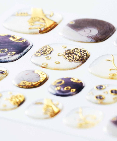 MEDE19F（メデジュウキュウ）の「ＭＥＤＥ１９Ｆ　クリムトの世界をまとうネイルシール（ネイルシール/ネイルチップ・レディース・その他1/その他2/その他3/その他4/その他5/その他6・ONE SIZE）」の12枚目の写真