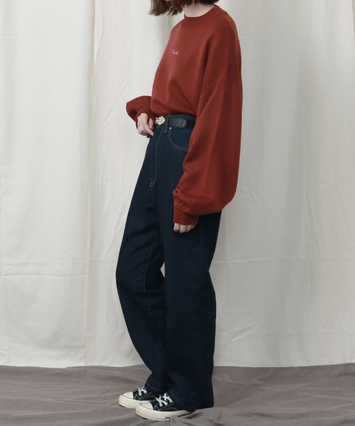 PairPair（ペアペア）の「胸ロゴ刺繍モックネックニットプルオーバー（ニット/セーター・レディース・アイボリー/ブラウン系その他/レンガ/スモークピンク/ライトベージュ・FREE）」の16枚目の写真