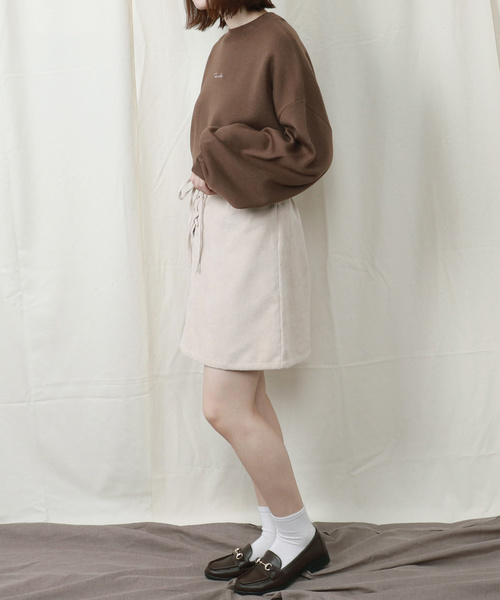 PairPair（ペアペア）の「胸ロゴ刺繍モックネックニットプルオーバー（ニット/セーター・レディース・アイボリー/ブラウン系その他/レンガ/スモークピンク/ライトベージュ・FREE）」の9枚目の写真