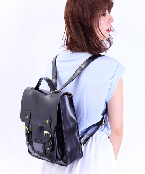 Wego ウィゴー の Wego サッチェルリュック バックパック リュック Wear Wego ウィゴー の Wego サッチェルリュック バックパック リュック Wear