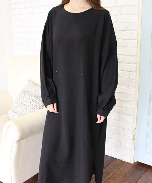 MODE ROBE(モードローブ)の「デザインワンピース(ワンピース・レディース・ブラック/ブラウン/ベージュ・FREE)」の11枚目の写真