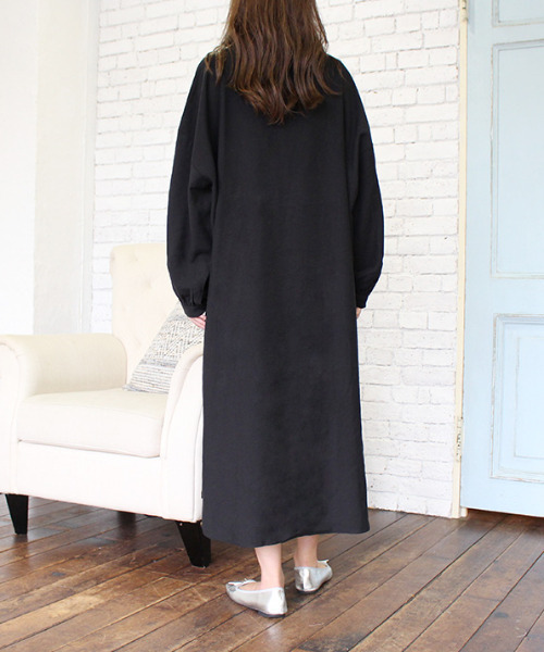 MODE ROBE(モードローブ)の「デザインワンピース(ワンピース・レディース・ブラック/ブラウン/ベージュ・FREE)」の9枚目の写真