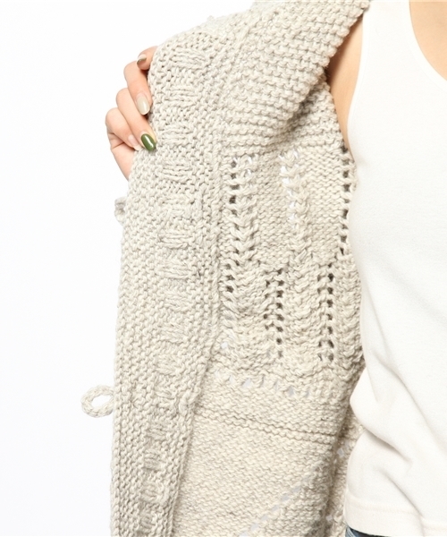 goa - 値下げ　goa ネイティブハンドメイド　ダッフルコート　ニット goa（ゴア）の「ﾈｲﾃｨﾌﾞ ｱｲﾚｯﾄﾆｯﾄ ｺｰﾄ（ダッフルコート）」 - WEAR