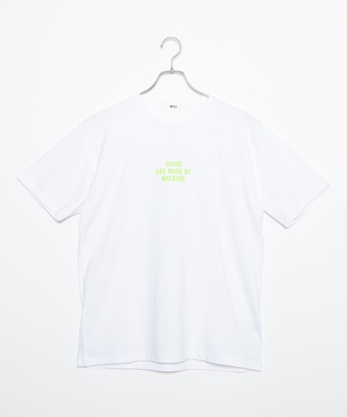 WEGO(ウィゴー)の「WEGO/バック配色プリントTシャツ(Tシャツ/カットソー・メンズ・ホワイト/ホワイト系その他/ブラック系その他/ブラック・SMALL/LARGE/MEDIUM)」の21枚目の写真