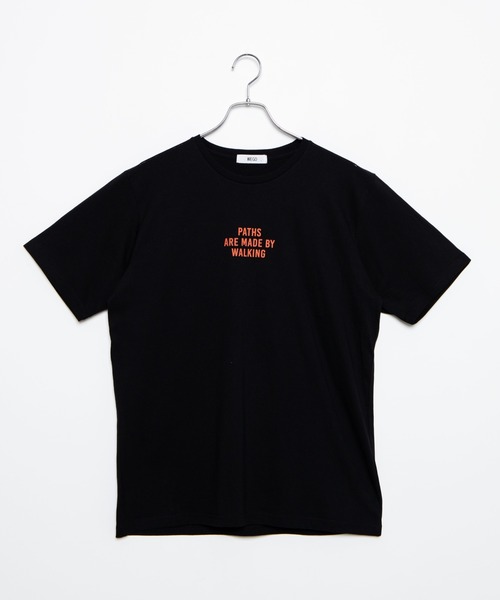 WEGO(ウィゴー)の「WEGO/バック配色プリントTシャツ(Tシャツ/カットソー・メンズ・ホワイト/ホワイト系その他/ブラック系その他/ブラック・SMALL/LARGE/MEDIUM)」の19枚目の写真
