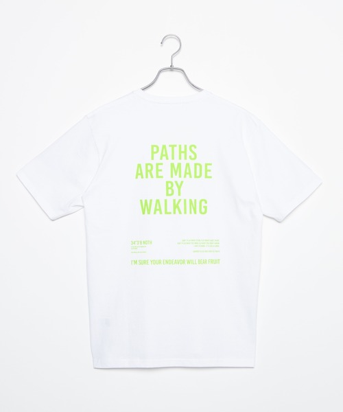 WEGO(ウィゴー)の「WEGO/バック配色プリントTシャツ(Tシャツ/カットソー・メンズ・ホワイト/ホワイト系その他/ブラック系その他/ブラック・SMALL/LARGE/MEDIUM)」の18枚目の写真