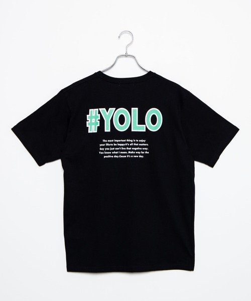 WEGO(ウィゴー)の「WEGO/バック配色プリントTシャツ(Tシャツ/カットソー・メンズ・ホワイト/ホワイト系その他/ブラック系その他/ブラック・SMALL/LARGE/MEDIUM)」の16枚目の写真