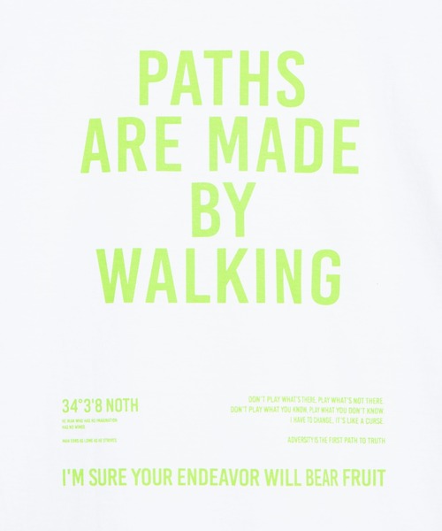 WEGO(ウィゴー)の「WEGO/バック配色プリントTシャツ(Tシャツ/カットソー・メンズ・ホワイト/ホワイト系その他/ブラック系その他/ブラック・SMALL/LARGE/MEDIUM)」の11枚目の写真