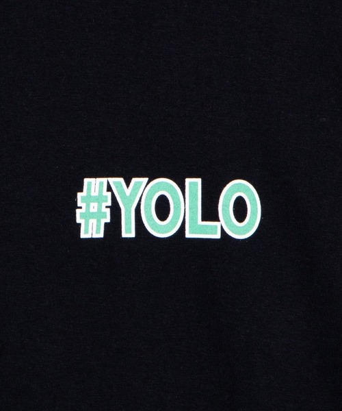 WEGO(ウィゴー)の「WEGO/バック配色プリントTシャツ(Tシャツ/カットソー・メンズ・ホワイト/ホワイト系その他/ブラック系その他/ブラック・SMALL/LARGE/MEDIUM)」の10枚目の写真