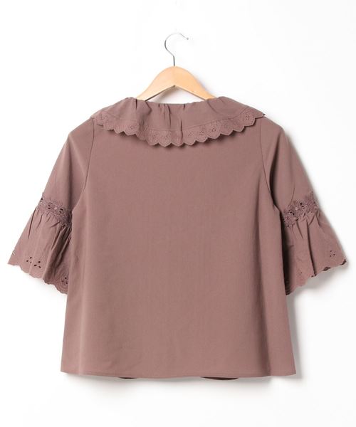 axes femme - 袖レースアップブラウス axes femme（アクシーズファム）の「レースアップブラウス