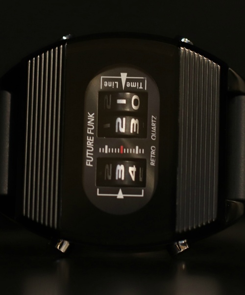 HIROB（ヒロブ）の「FUTURE FUNK FF104-BK-RB（デジタル腕時計・レディース・ブラック・FREE）」の3枚目の写真