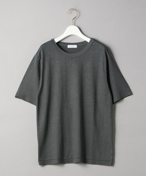 BEAUTY&YOUTH UNITED ARROWS（ビューティーアンドユースユナイテッドアローズ）の「BY 麻ブレンドショートスリーブTシャツ -ウォッシャブル- ◆（Tシャツ/カットソー・レディース・ダークグリーン/ブラウン/レッド/ホワイト/ブラック・FREE）」の14枚目の写真