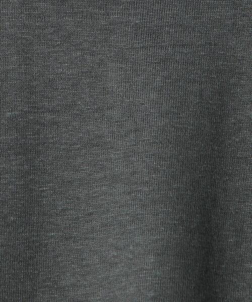 BEAUTY&YOUTH UNITED ARROWS（ビューティーアンドユースユナイテッドアローズ）の「BY 麻ブレンドショートスリーブTシャツ -ウォッシャブル- ◆（Tシャツ/カットソー・レディース・ダークグリーン/ブラウン/レッド/ホワイト/ブラック・FREE）」の12枚目の写真