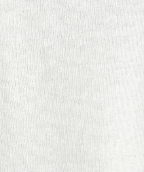 BEAUTY&YOUTH UNITED ARROWS（ビューティーアンドユースユナイテッドアローズ）の「BY 麻ブレンドショートスリーブTシャツ -ウォッシャブル- ◆（Tシャツ/カットソー・レディース・ダークグリーン/ブラウン/レッド/ホワイト/ブラック・FREE）」の10枚目の写真