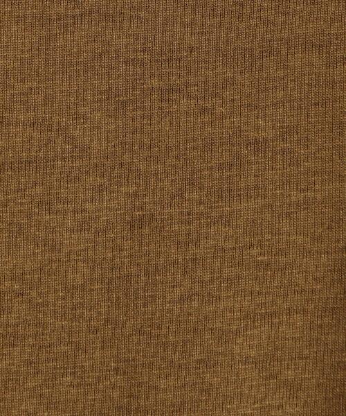 BEAUTY&YOUTH UNITED ARROWS（ビューティーアンドユースユナイテッドアローズ）の「BY 麻ブレンドショートスリーブTシャツ -ウォッシャブル- ◆（Tシャツ/カットソー・レディース・ダークグリーン/ブラウン/レッド/ホワイト/ブラック・FREE）」の9枚目の写真