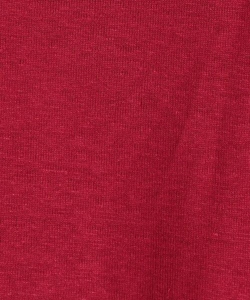 BEAUTY&YOUTH UNITED ARROWS（ビューティーアンドユースユナイテッドアローズ）の「BY 麻ブレンドショートスリーブTシャツ -ウォッシャブル- ◆（Tシャツ/カットソー・レディース・ダークグリーン/ブラウン/レッド/ホワイト/ブラック・FREE）」の8枚目の写真