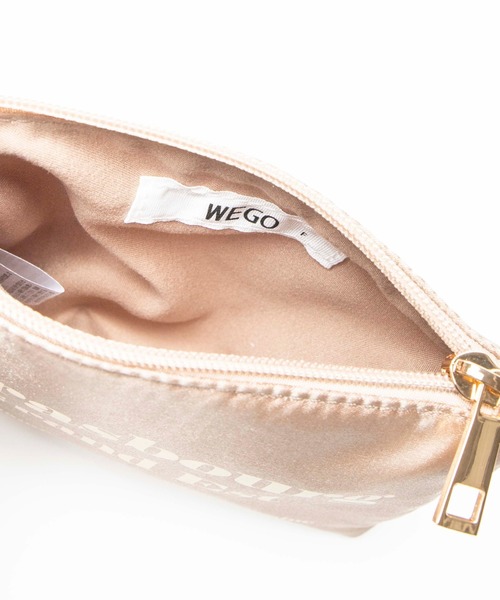 WEGO（ウィゴー）の「WEGO/【2点セット】サテンポーチ付きクリアショルダーバッグ（ショルダーバッグ・レディース・ブラック/ホワイト系その他・FREE）」の14枚目の写真